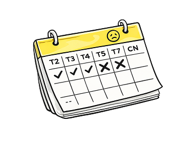 Lỡ bạn là mất buổi